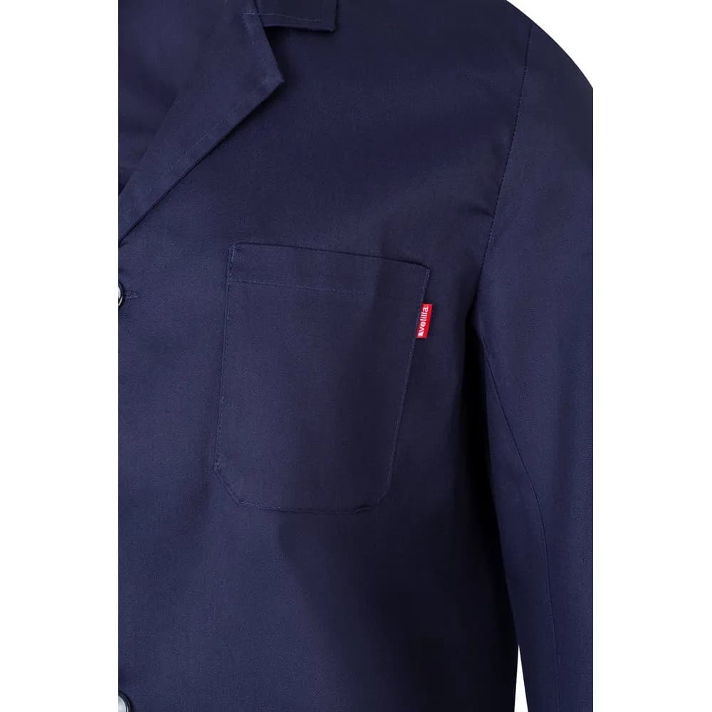 Kittel aus Twill (175 g/m²), aus Baumwolle (35 %) und Polyester (65 %) - VL DANU - Blau