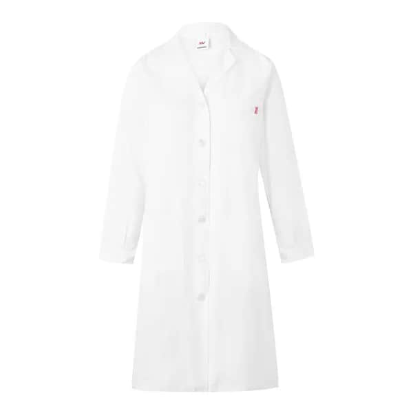 Langärmeliger Kittel (175 g/m²), aus Baumwollköper (35 %) und Polyester (65 %) - VL RAMA - Weiß