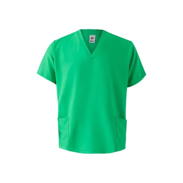 Kurzarm-Tunika (140 g/m²), aus 100 % Mikrofaser - VL FLORA - Grün