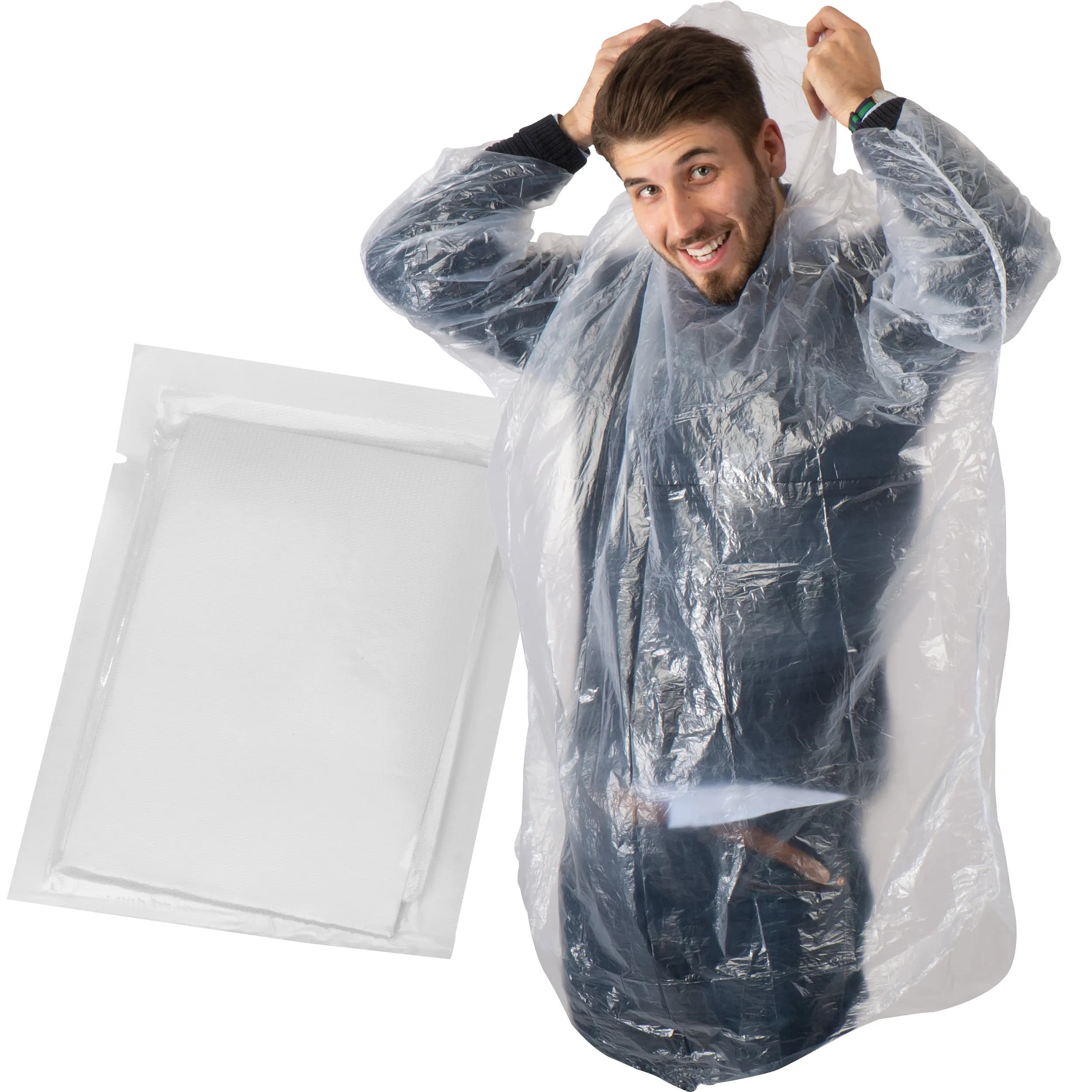 Transparenter Not-Poncho ERIC - transparent