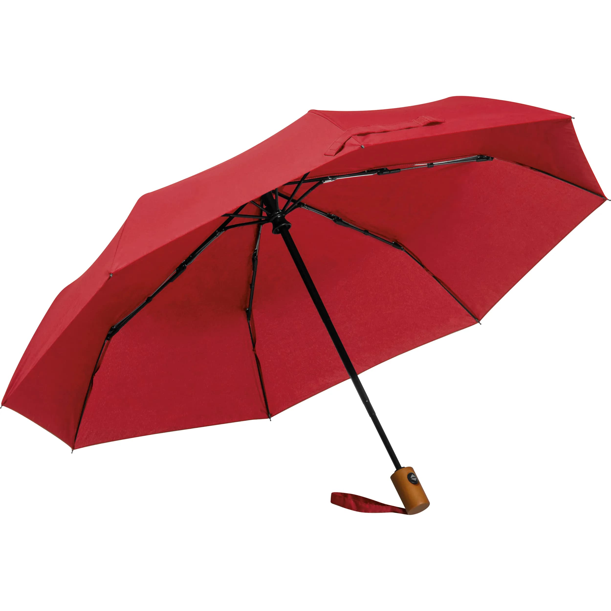 Regenschirm aus recyceltem Polyester MALWINA - rot