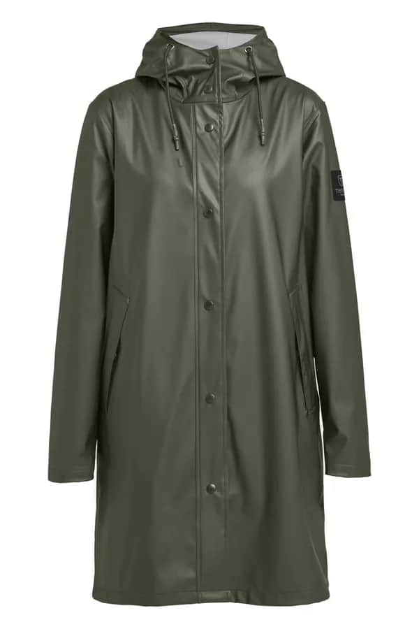 Apelviken PU Raincoat Women - Olivgrün