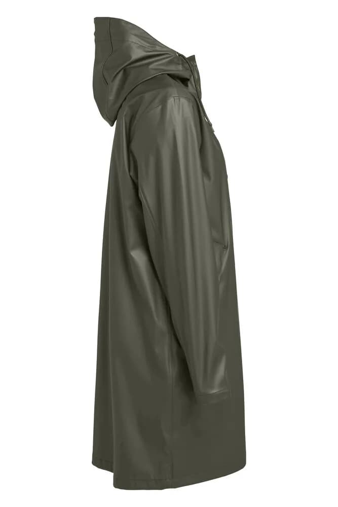 Apelviken PU Raincoat Women - Olivgrün