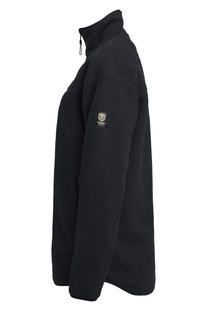 Yoke Full Zip Women - Schwarz