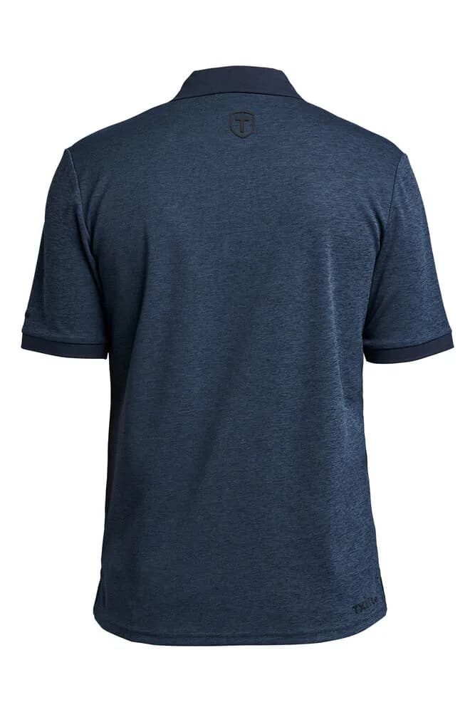 TXlite Melange Polo Men - Dunkelmarineblau
