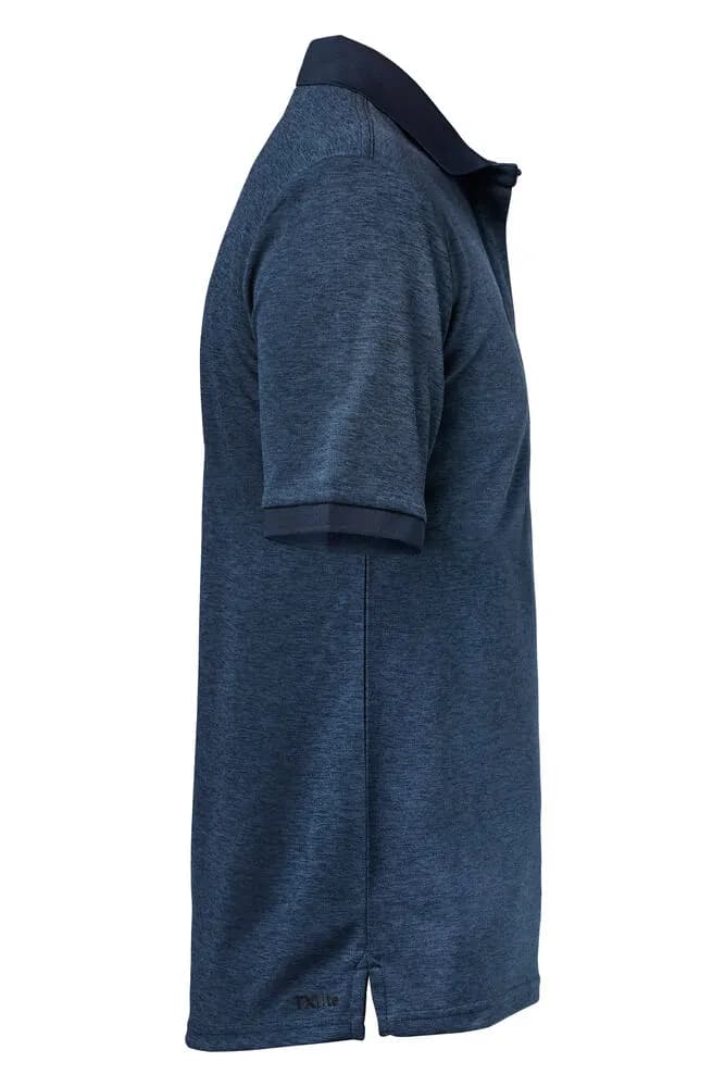 TXlite Melange Polo Men - Dunkelmarineblau