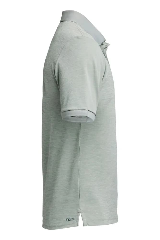 TXlite Melange Polo Men - Graugrün