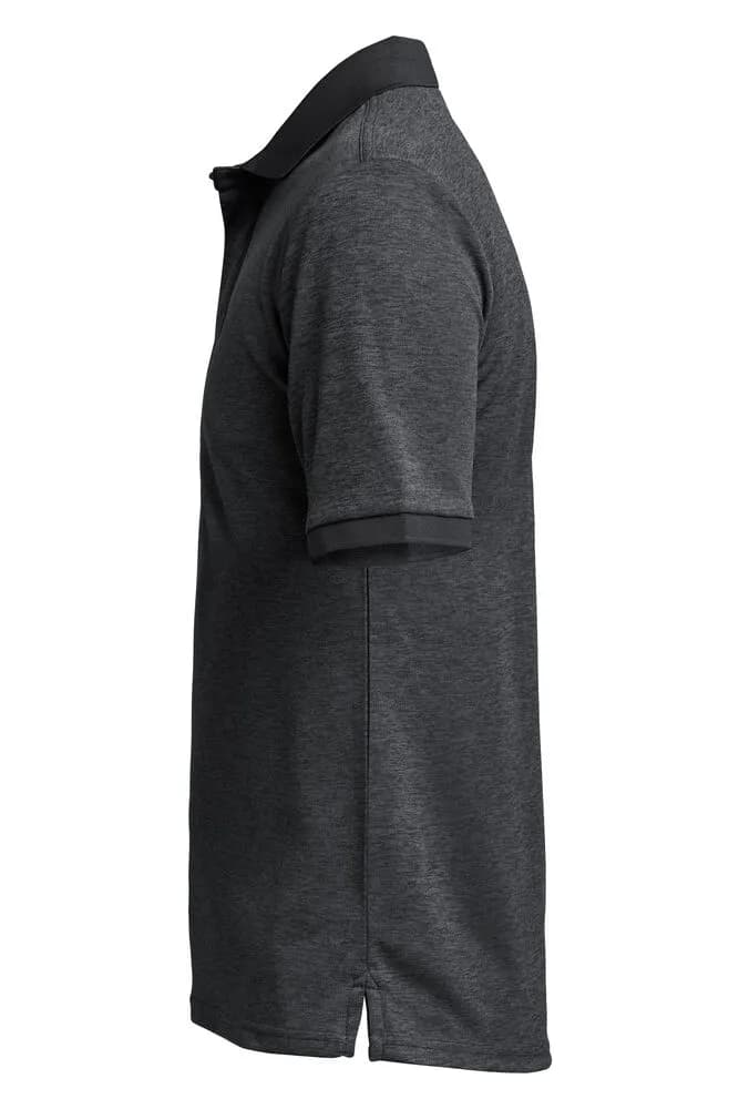 TXlite Melange Polo Men - Schwarz