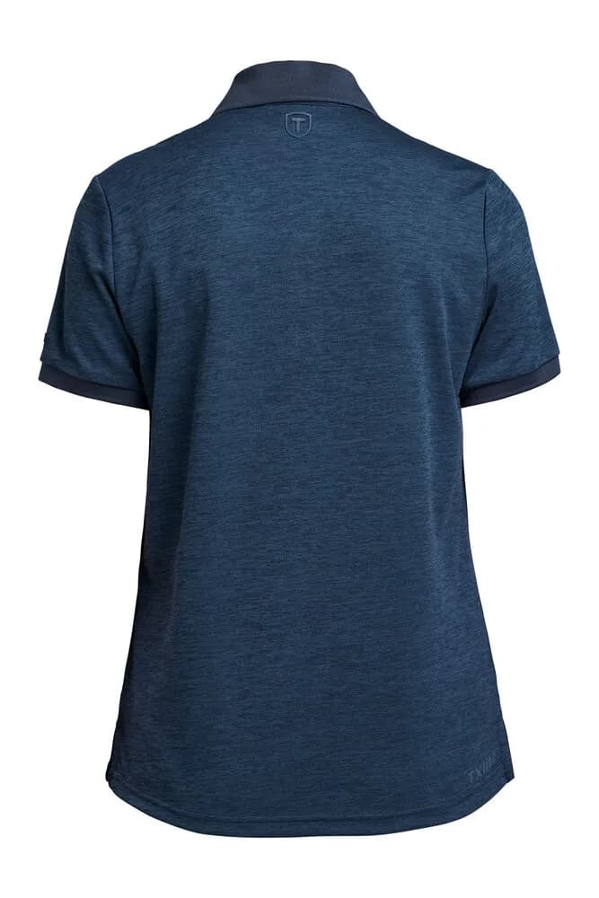 TXlite Melange Polo Women - Dunkelmarineblau