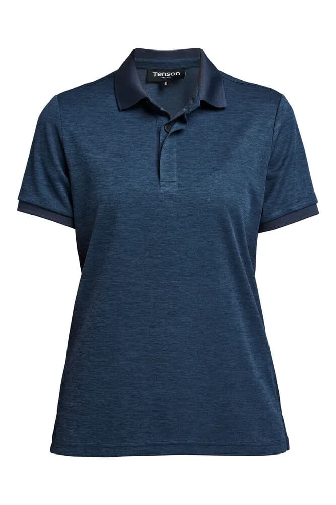TXlite Melange Polo Women - Dunkelmarineblau