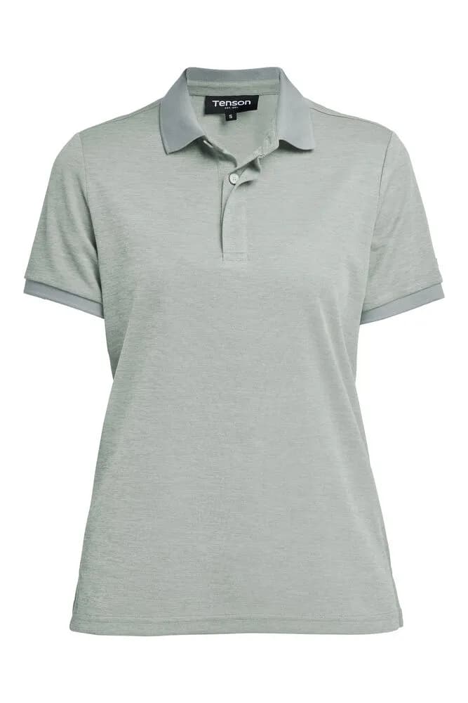 TXlite Melange Polo Women - Graugrün