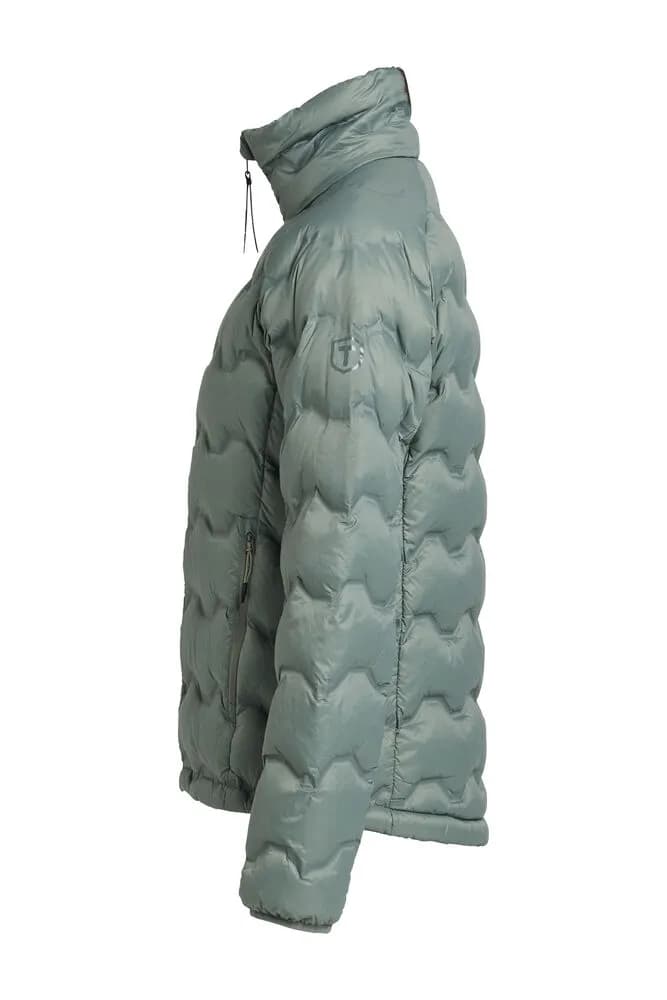 TXlite Shibui Collar Down Jacket Women - Graugrün