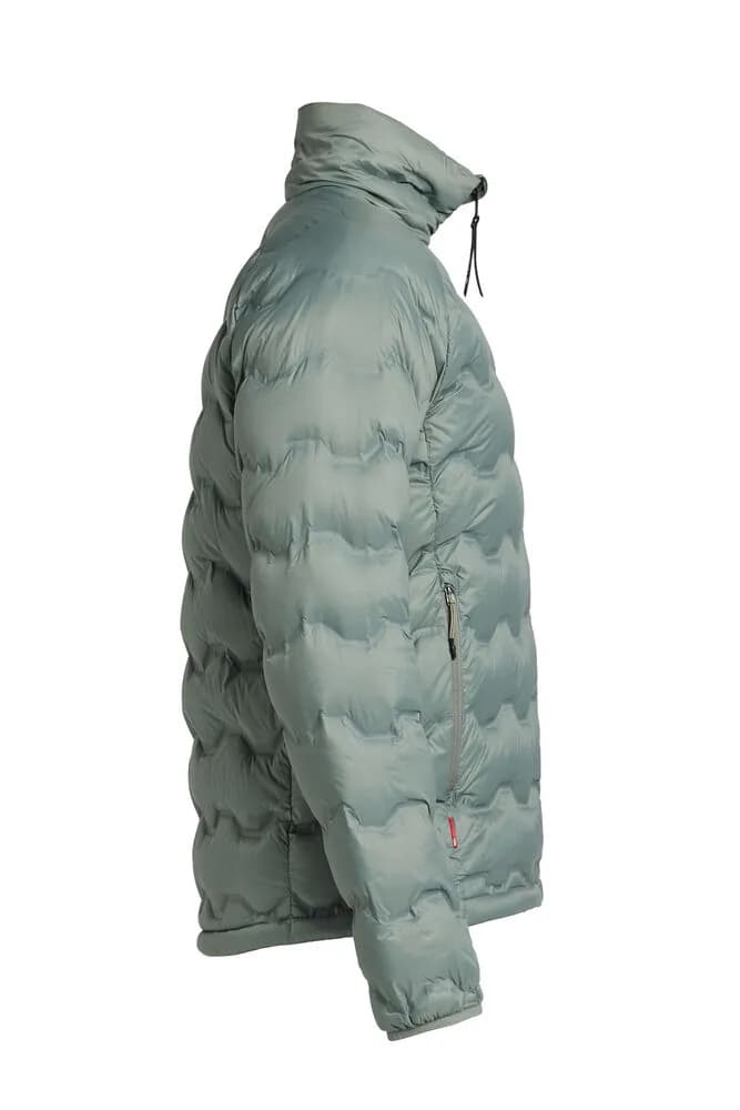 TXlite Shibui Collar Down Jacket Men - Graugrün