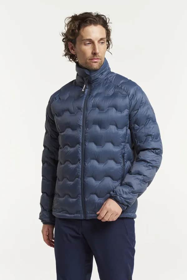 TXlite Shibui Collar Down Jacket Men - Dunkelblau
