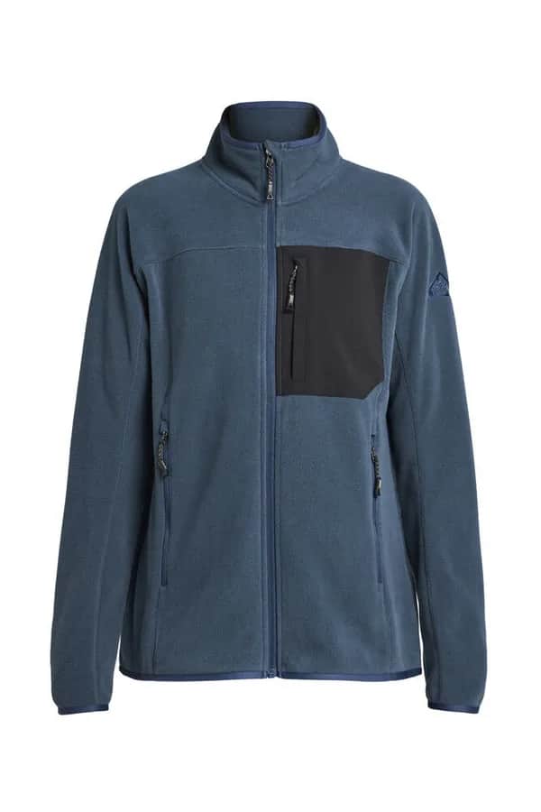 Himalaya Full Zip Pocket Fleece Women - Dunkelblau