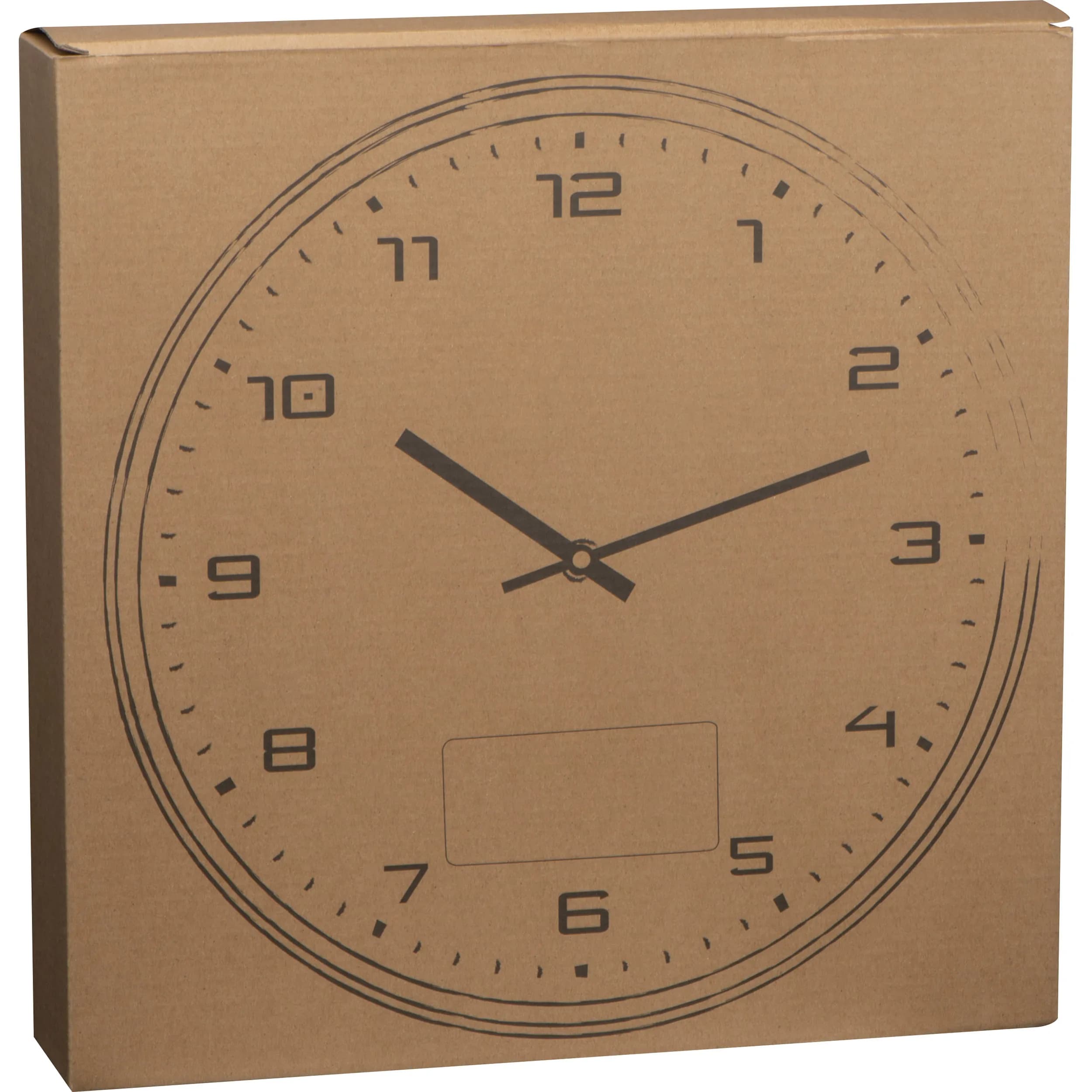 Wanduhr mit Click System FRANCISCA - schwarz