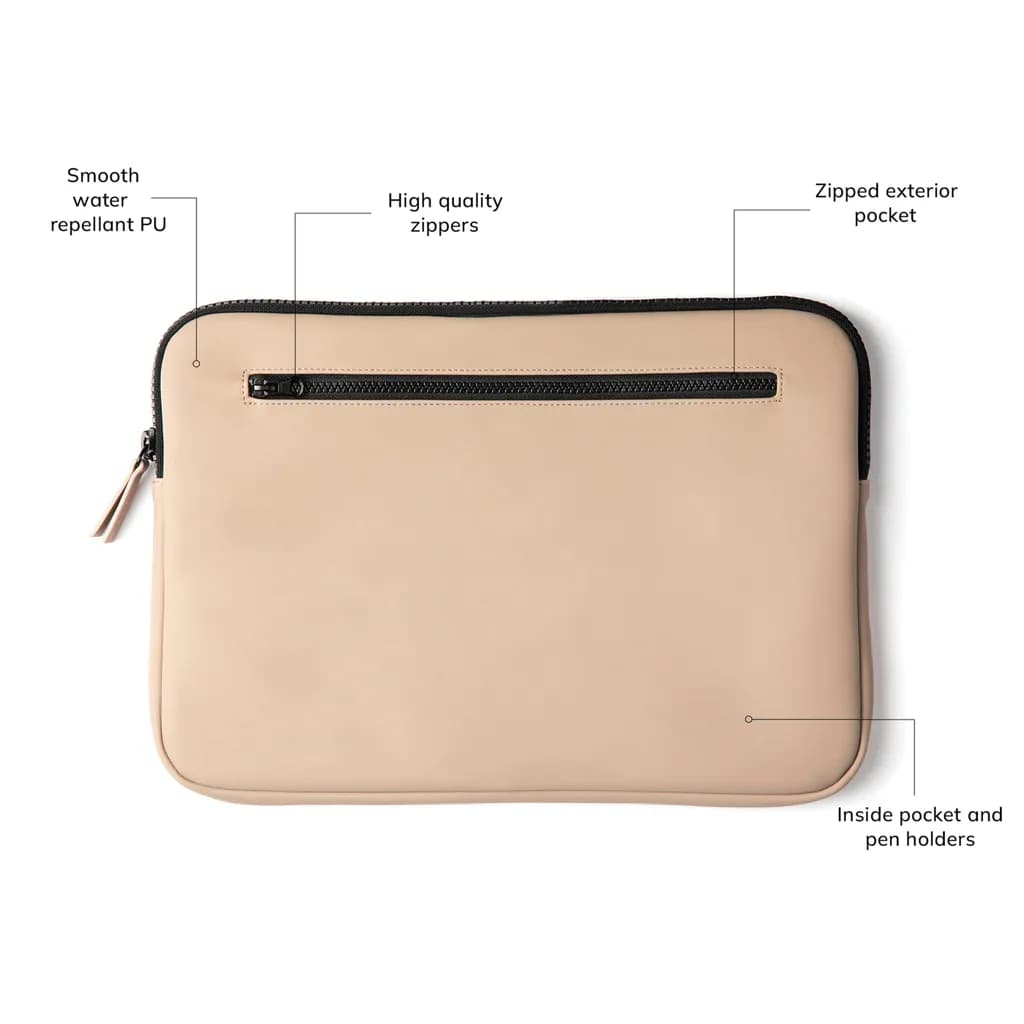 VINGA Baltimore Laptopcase 15 - greige