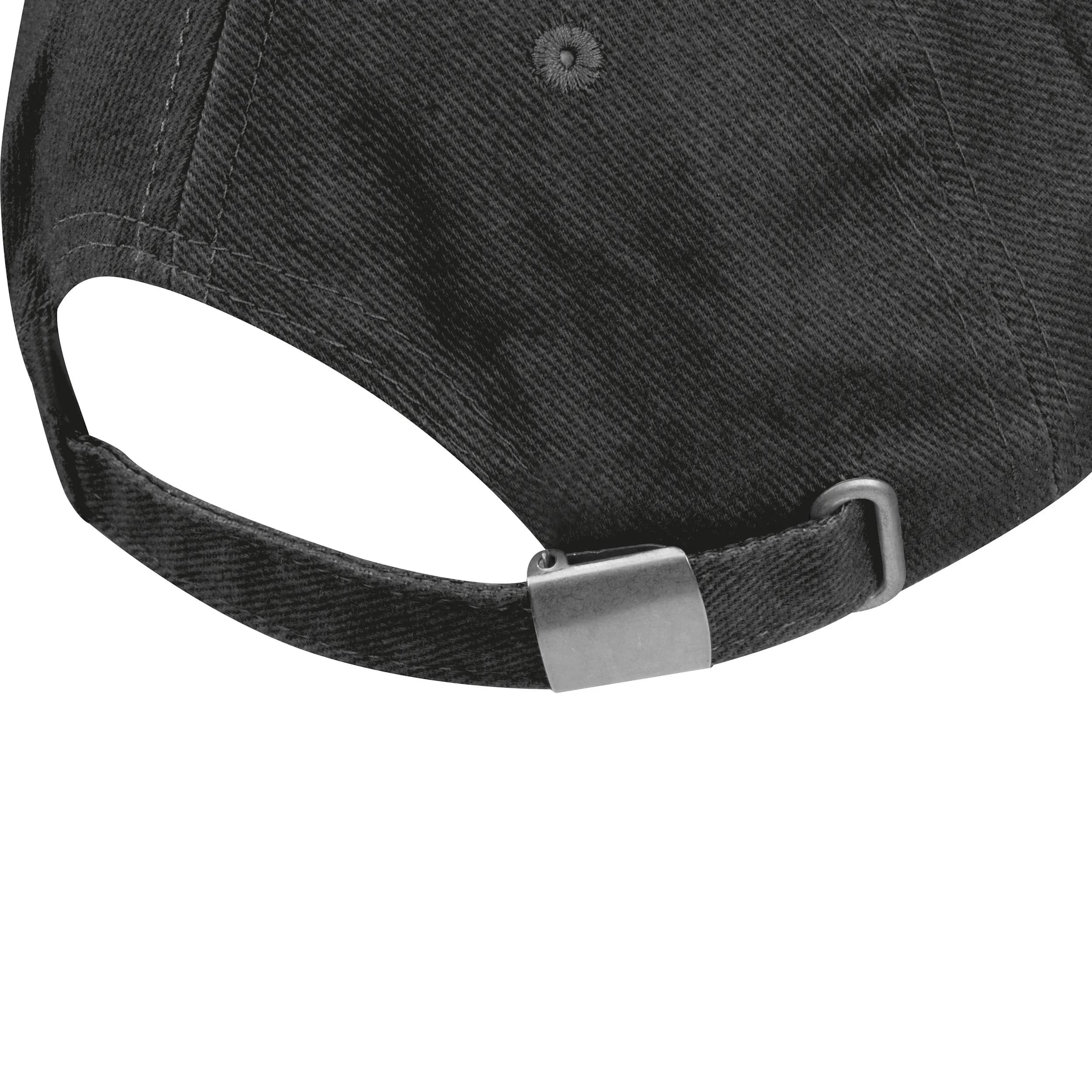 6 Panel Sandwich Baseball Cap CURTIS - schwarz