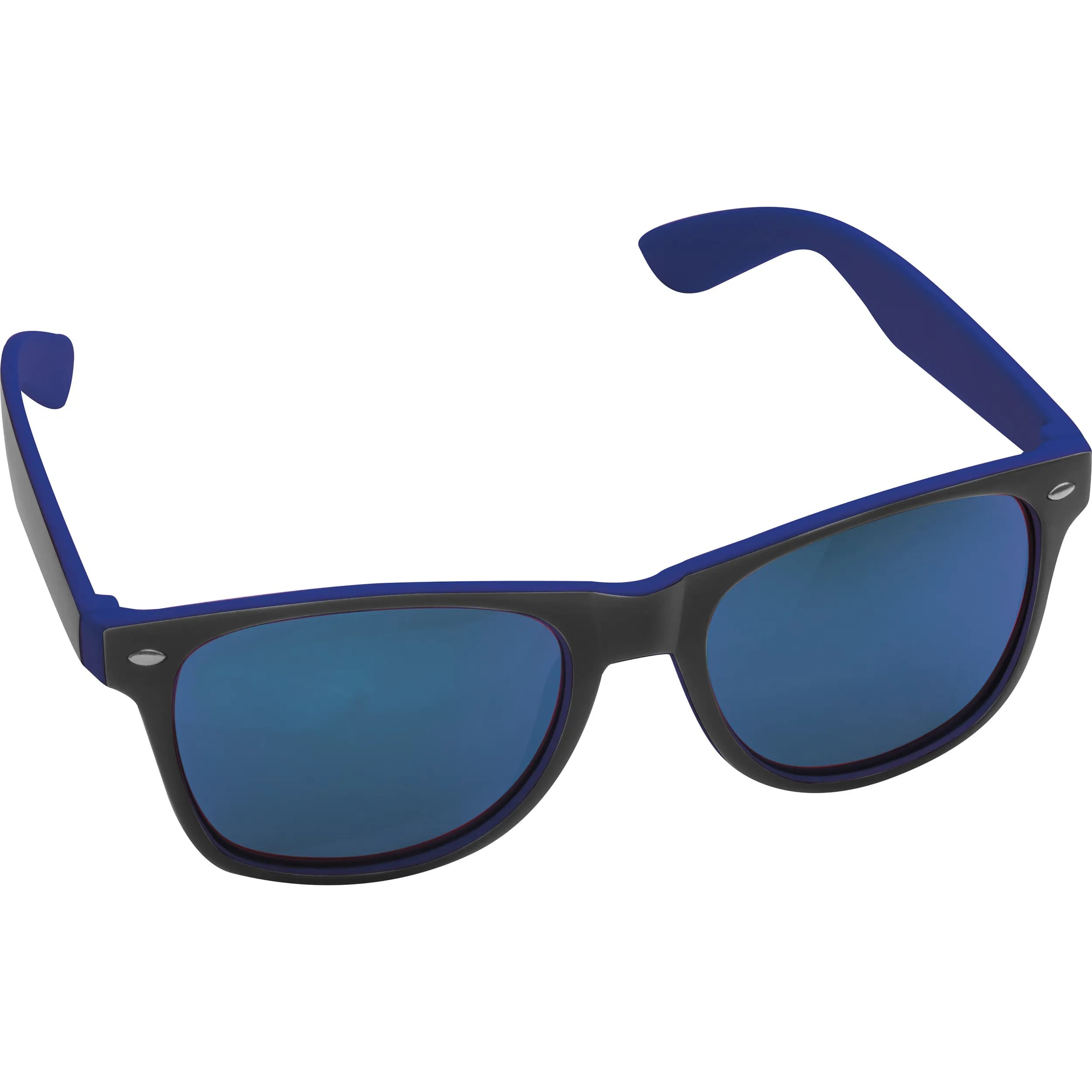 Sonnenbrille aus Kunststoff mit verspiegelten Gläsern, UV 400 Schutz ILONA - blau