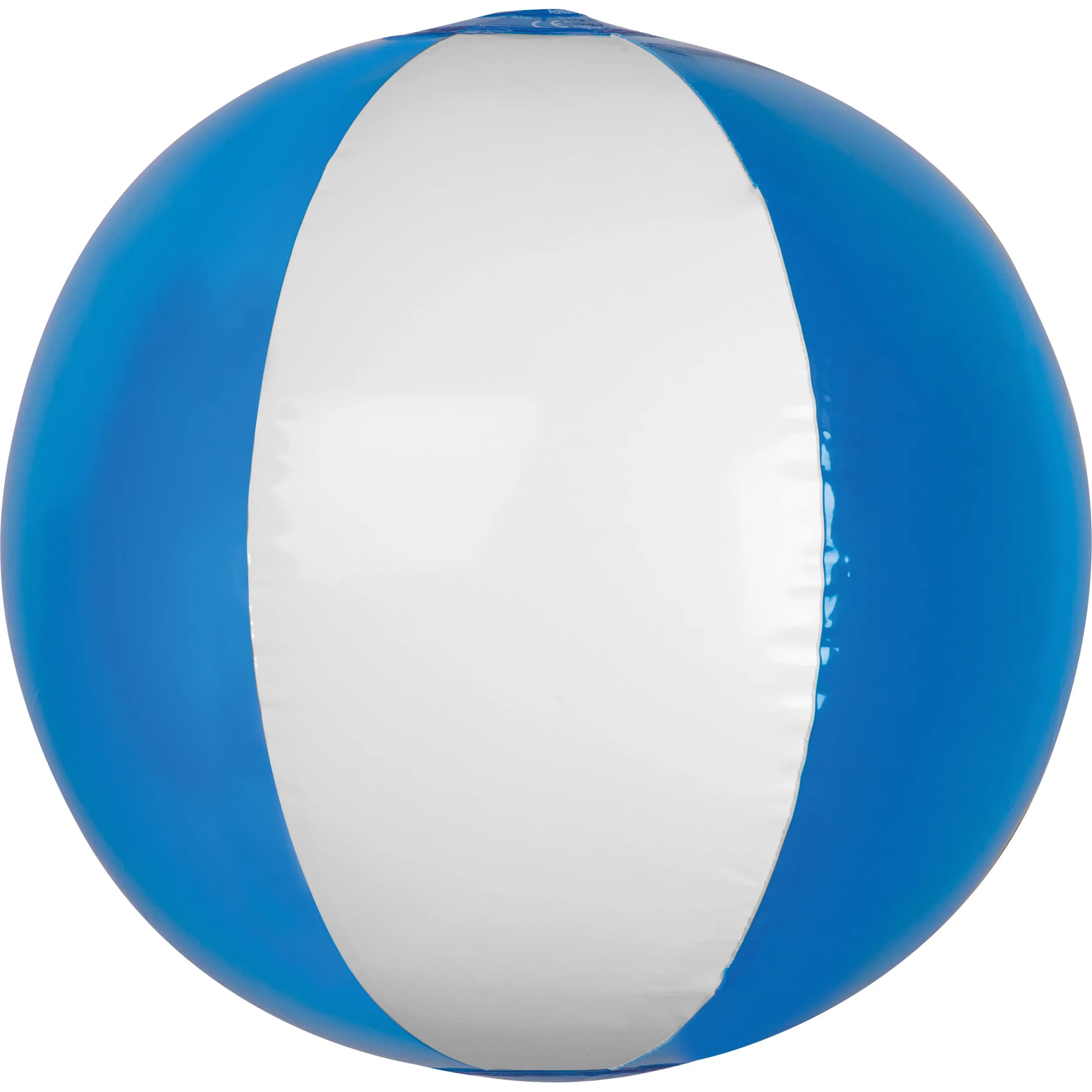 Strandball bicolour farbig/transparent MARGARETHE - blau