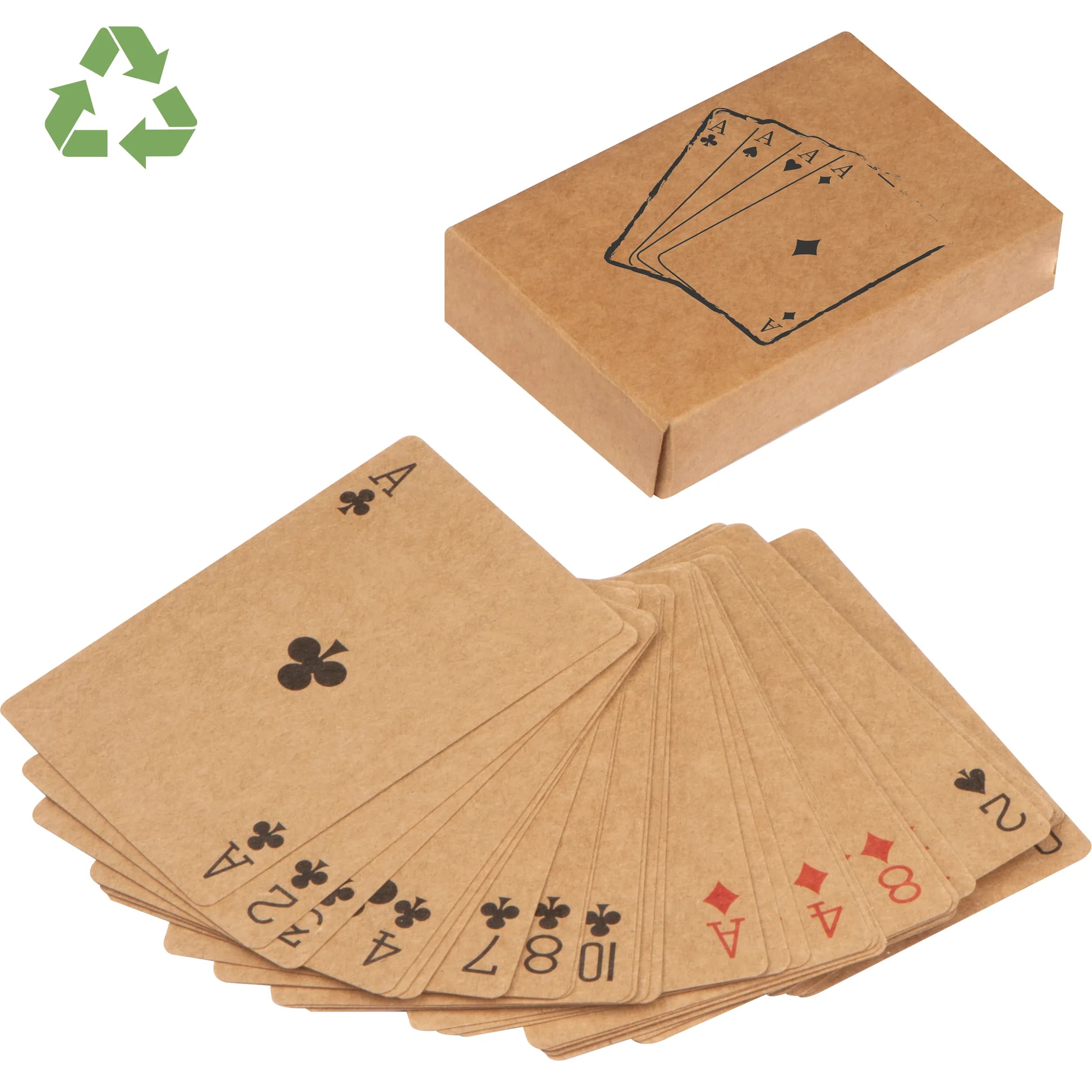 Spielkarten (52 Blatt + Joker) ALEXANDER - beige