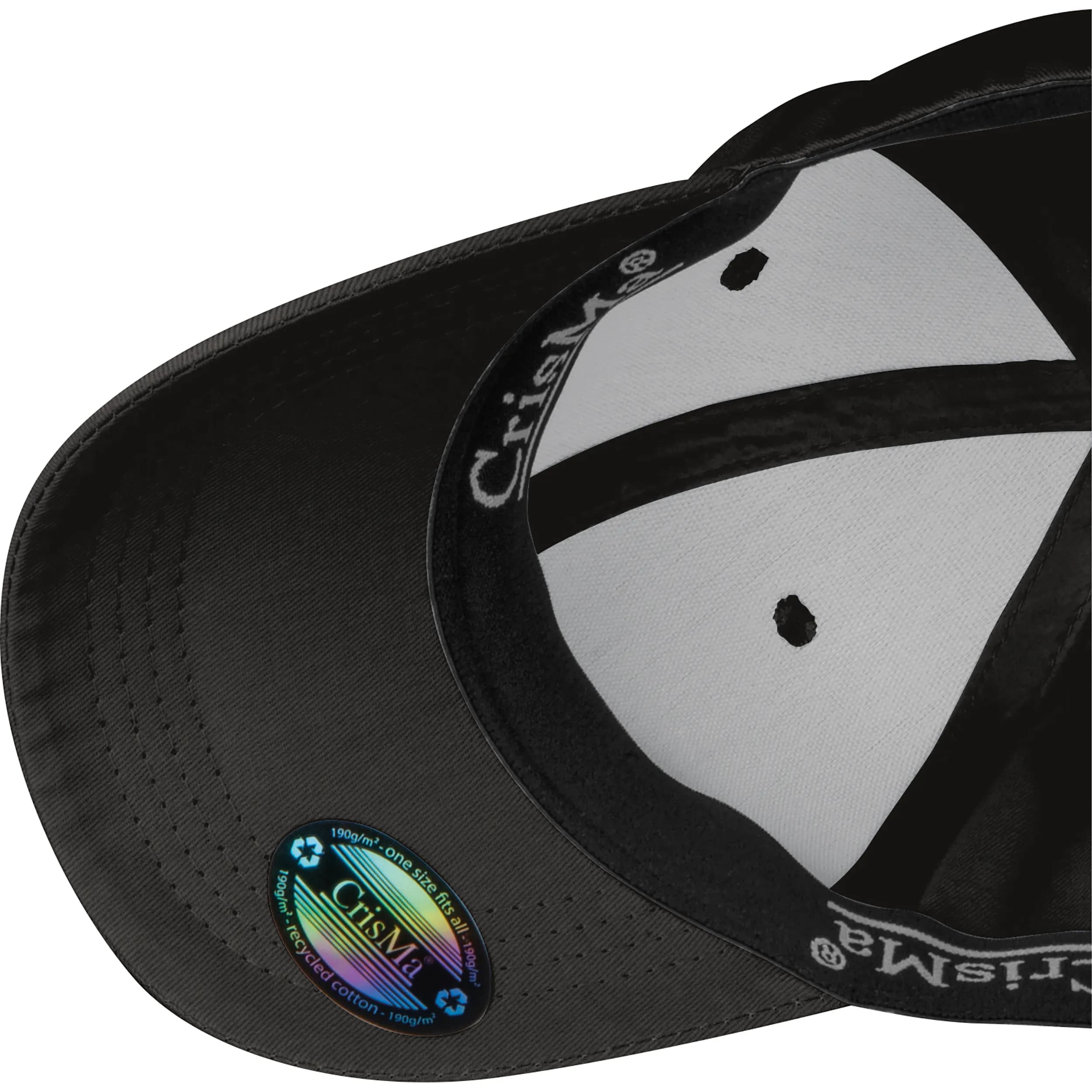 CrisMa Baseballcap aus recycelter Baumwolle FRIEDA - schwarz