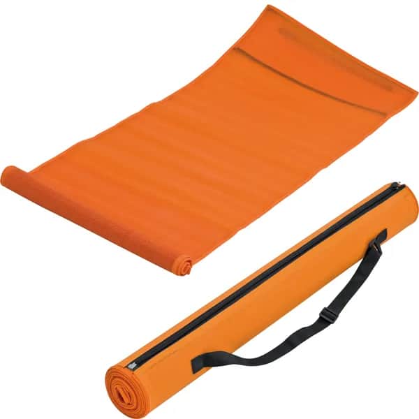 Strandmatte aus wasserabweisendem Kunststoff KAROLINA - orange