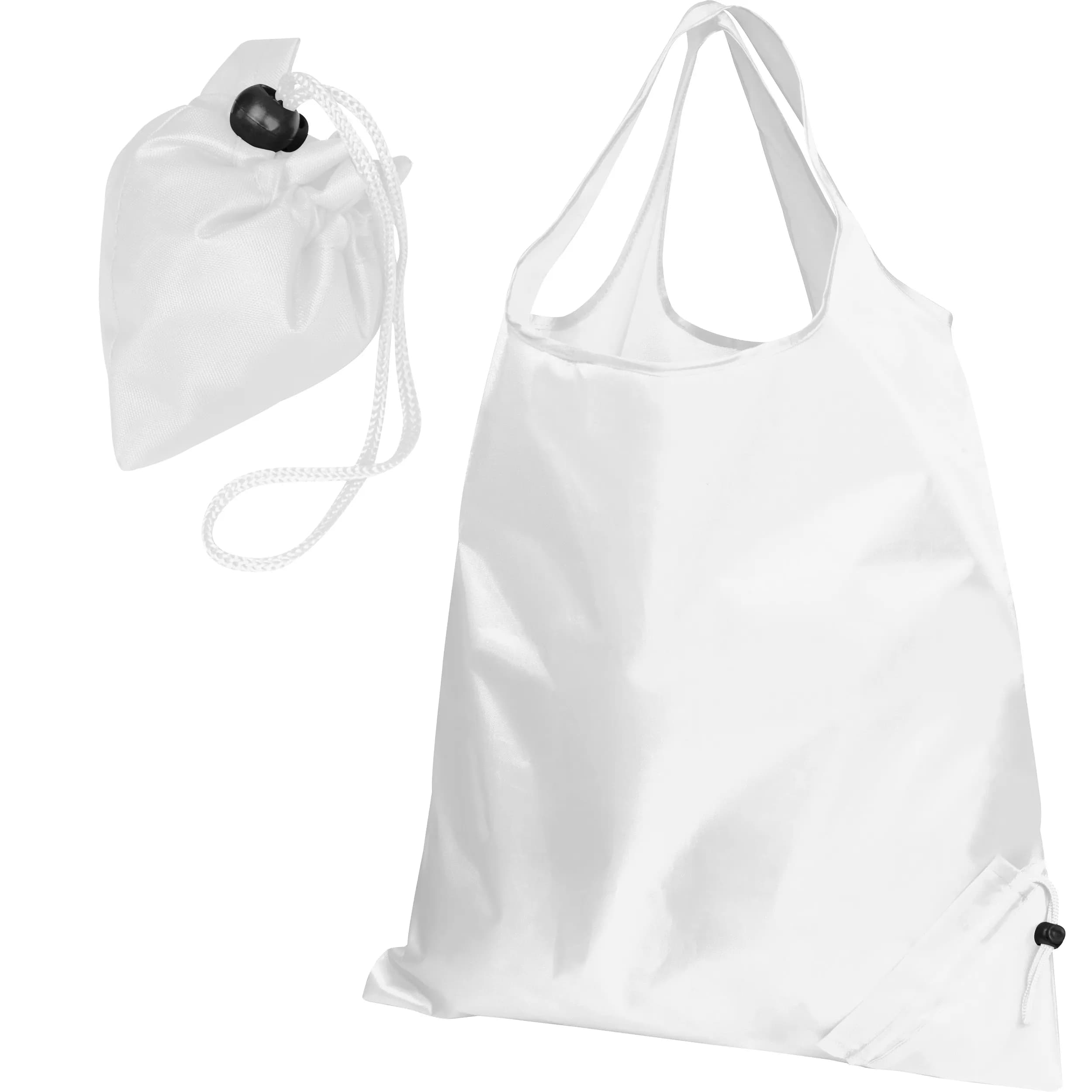 Faltbare Einkaufstasche aus Polyester HENRYKA - weiss