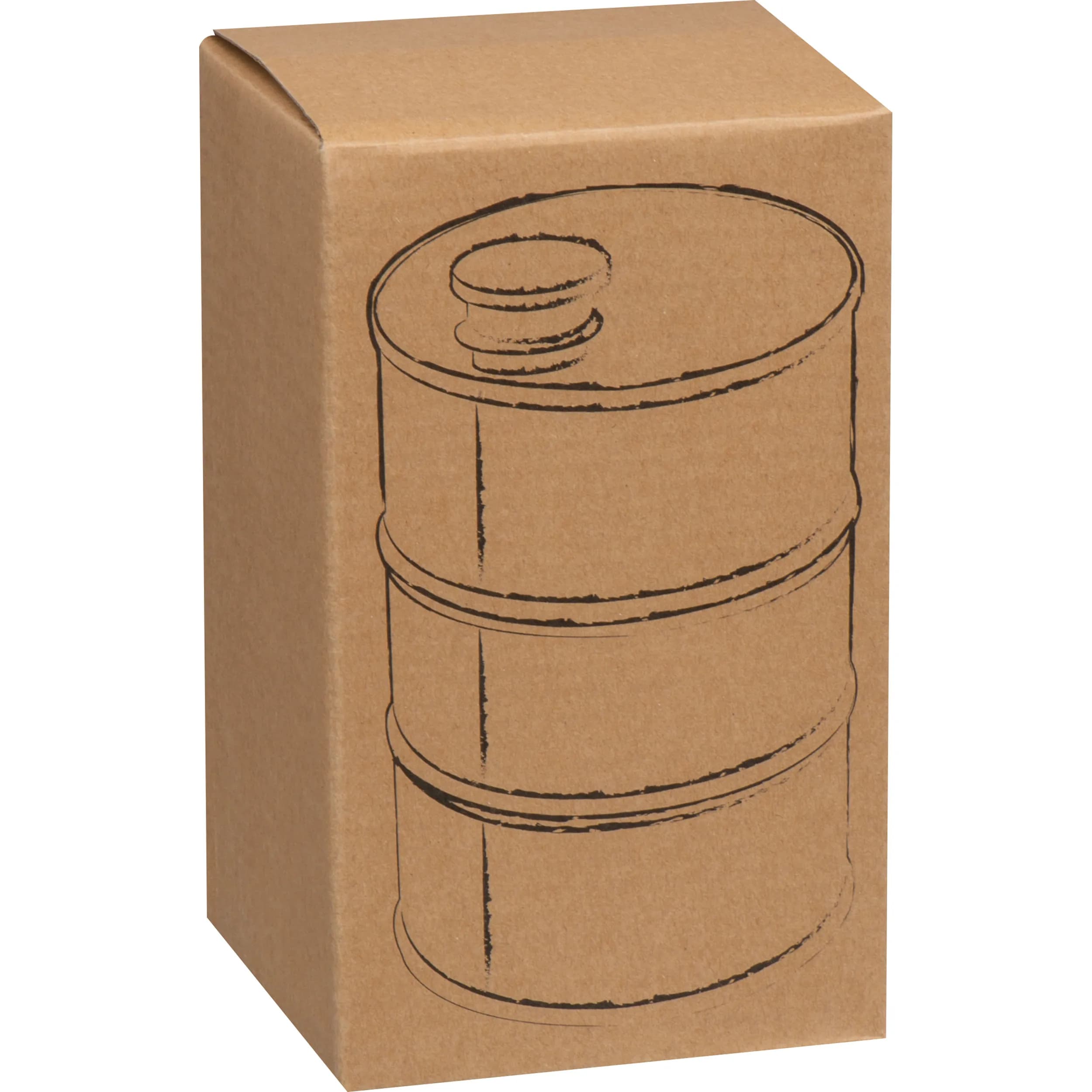 Flachmann Fass aus Edelstahl, 600ml BLAIR - schwarz