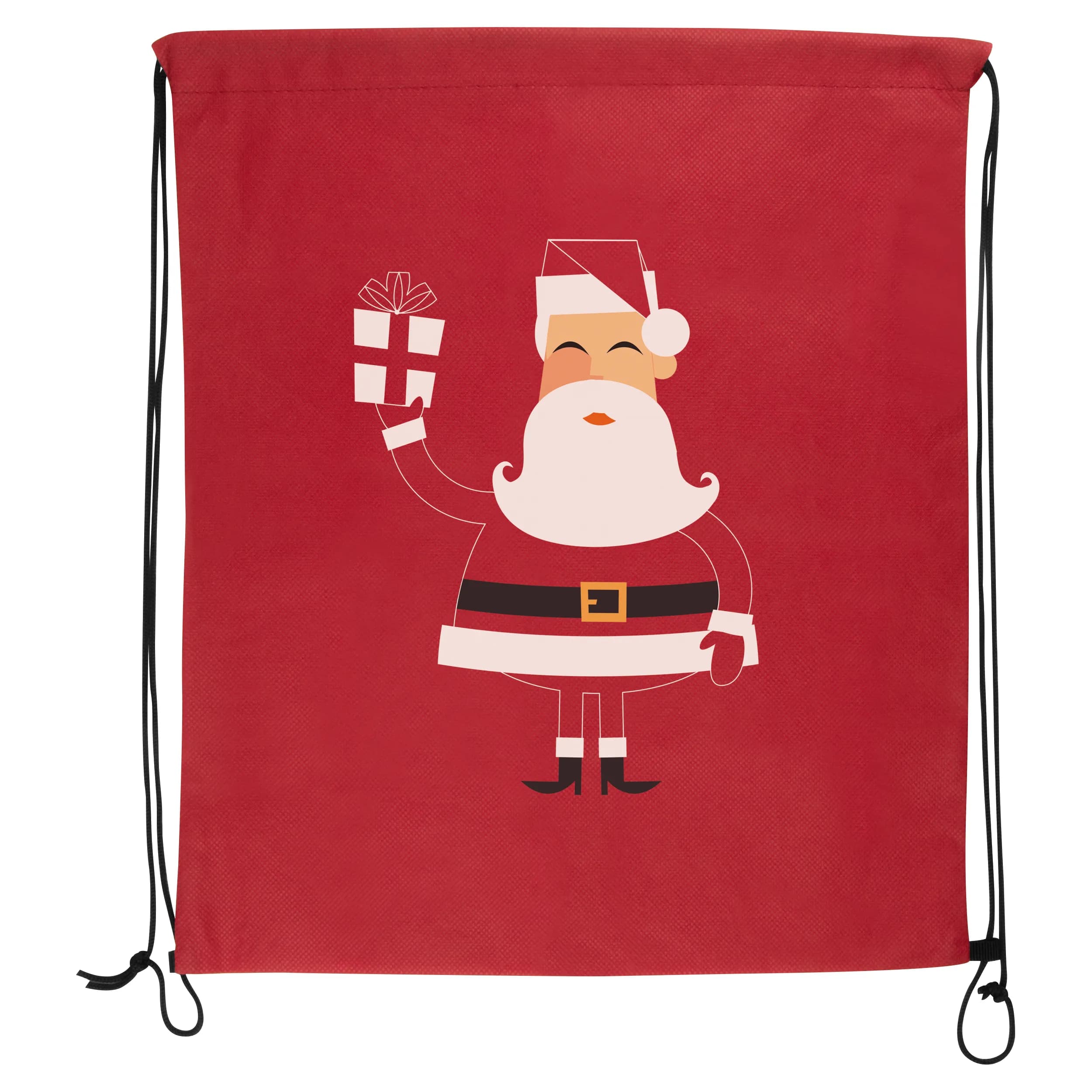 Gymbag aus Non Woven mit Weihnachtsmotiv LIVIA - Weihnachtsmotiv