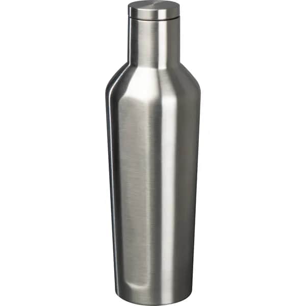 Vakuum Isolierflasche aus Edelstahl, 500ml NATALIE - grau