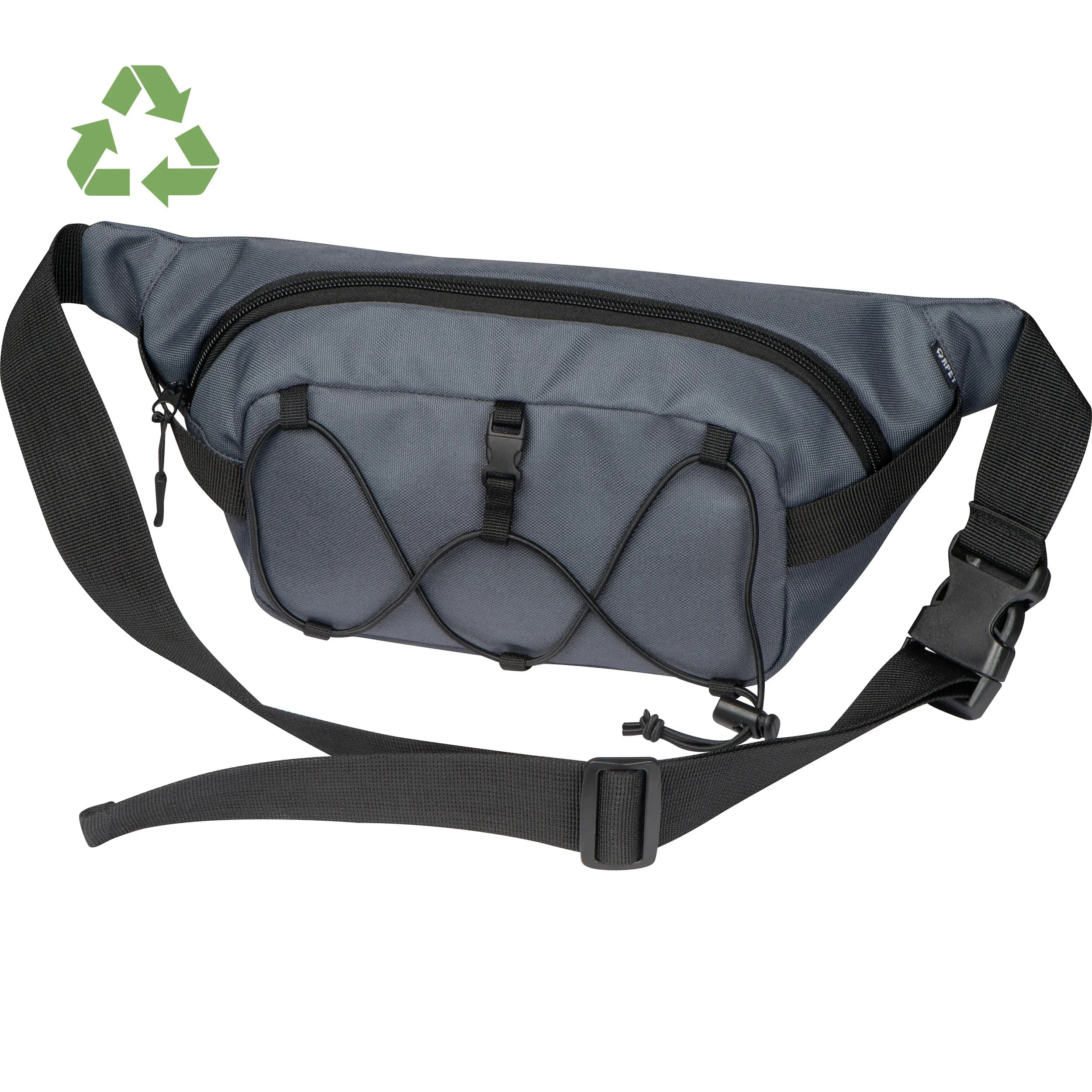 RPET Gürteltasche KATHRYN - anthrazit