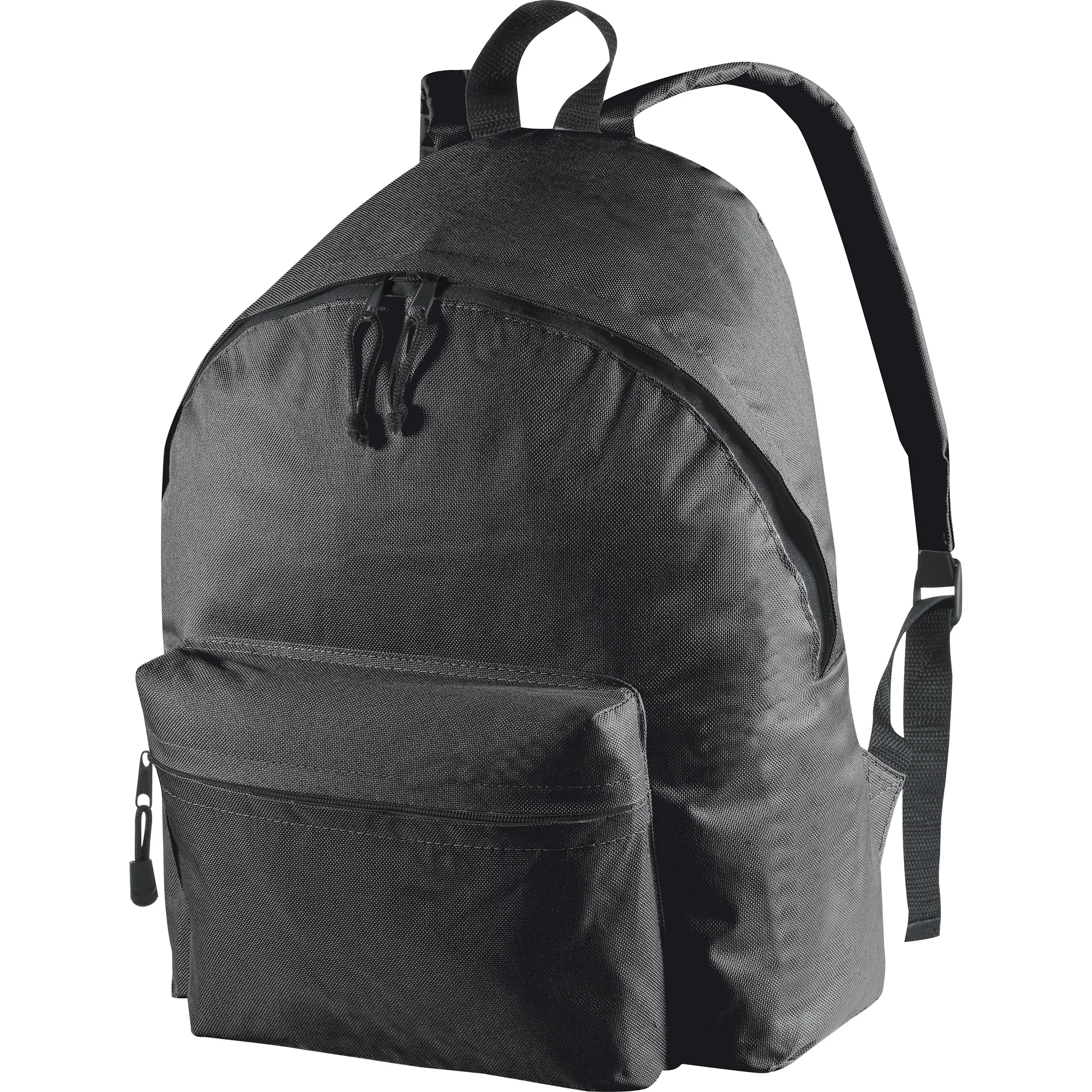Großer Rucksack aus Polyester CRISTIAN - schwarz