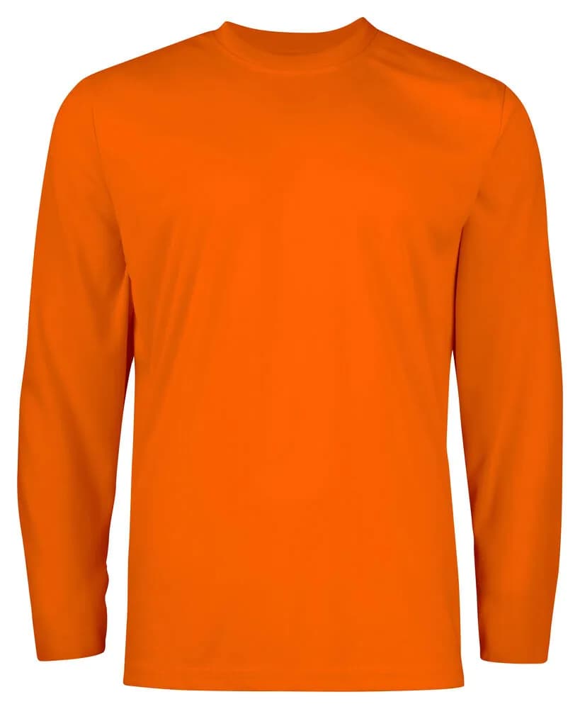 2017 LANGARM T-SHIRT 100% BAUMWOLLE - Orange