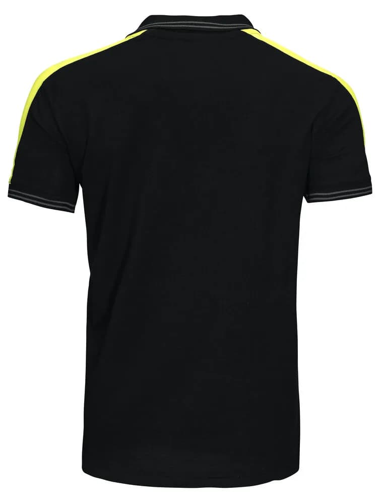 2018 POLO PIQUE - Schwarz/Gelb