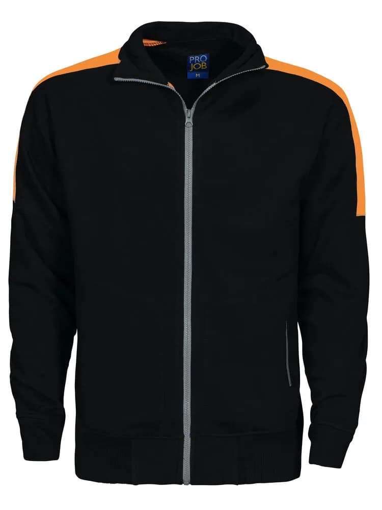 2123 SWEATSHIRT - Schwarz/Orange