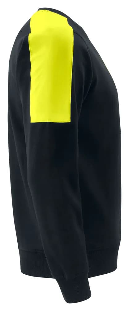 2125 SWEATSHIRT 100% BAUMWOLLE - Schwarz/Gelb