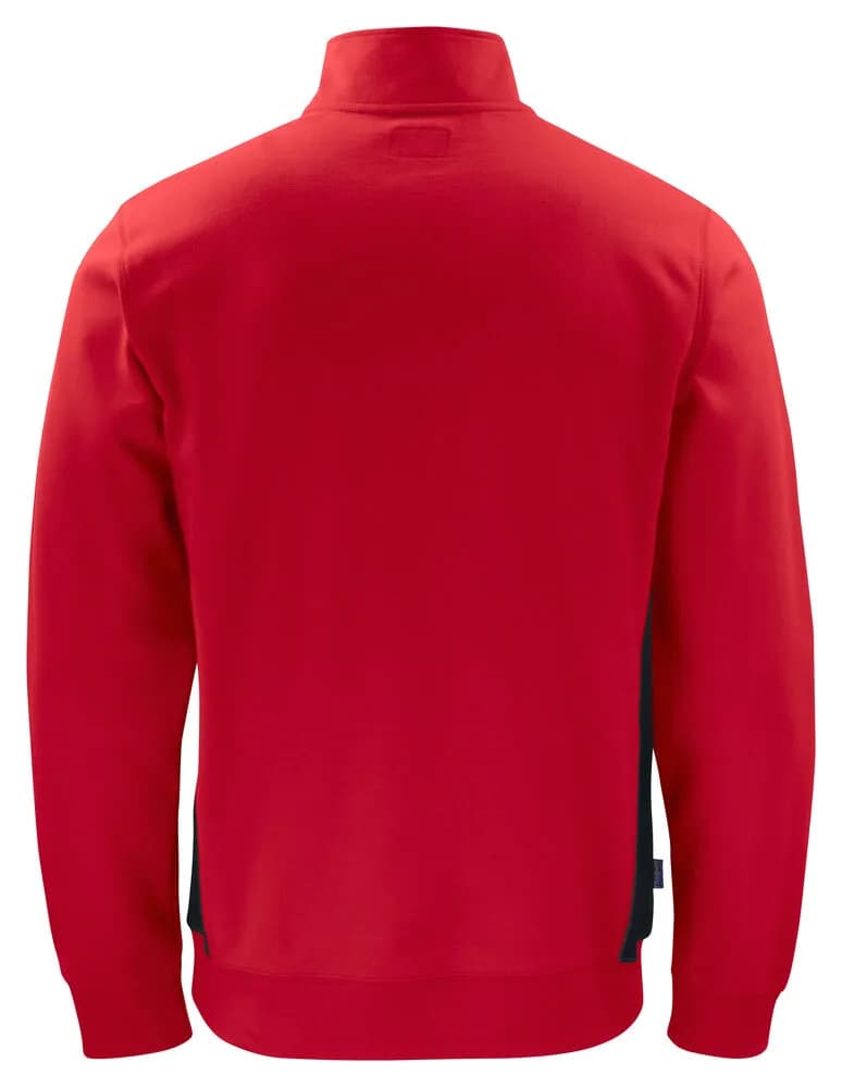 2128 SWEATSHIRT HALF ZIP - Rot