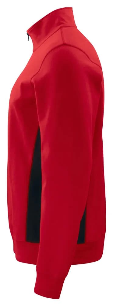 2128 SWEATSHIRT HALF ZIP - Rot