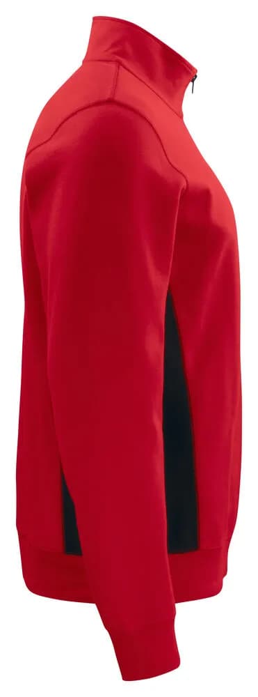 2128 SWEATSHIRT HALF ZIP - Rot