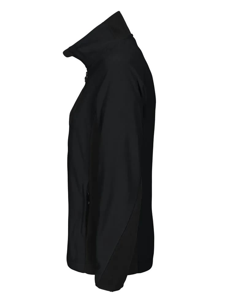 2326 DAMEN MICROFLEECE JACKE - Schwarz