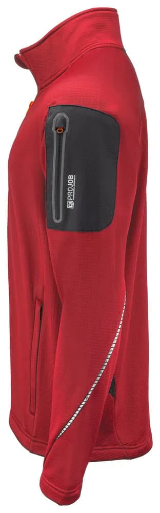 3319 MICROFLEECE-JACKE - Rot