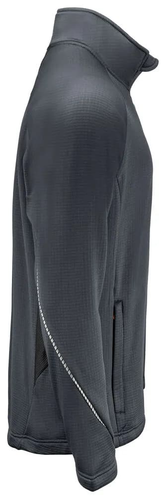 3319 MICROFLEECE-JACKE - Grau