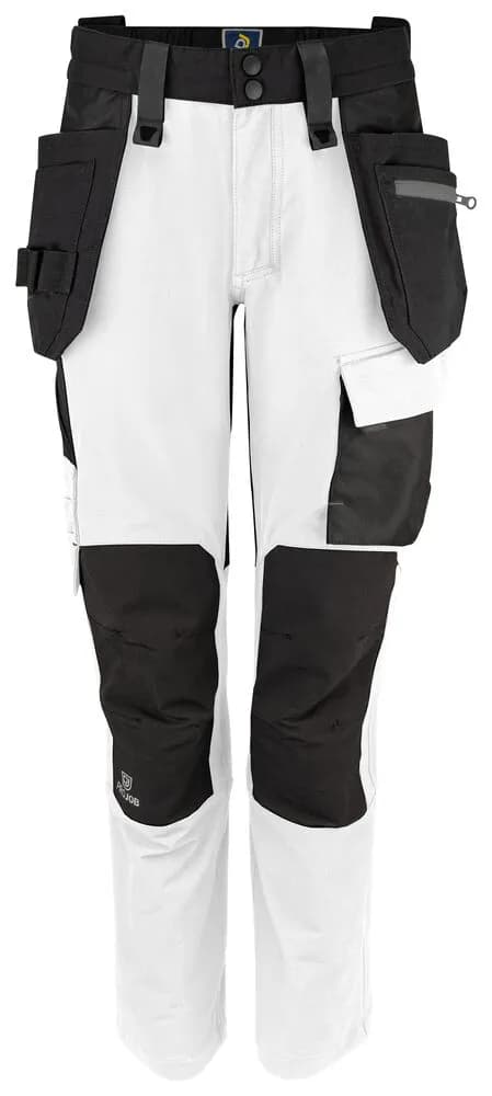 5564 BUNDFALTENHOSE STRETCH DAMEN - Weiß