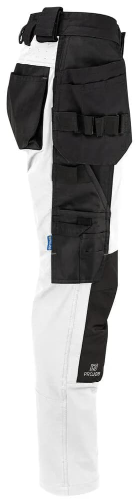 5564 BUNDFALTENHOSE STRETCH DAMEN - Weiß