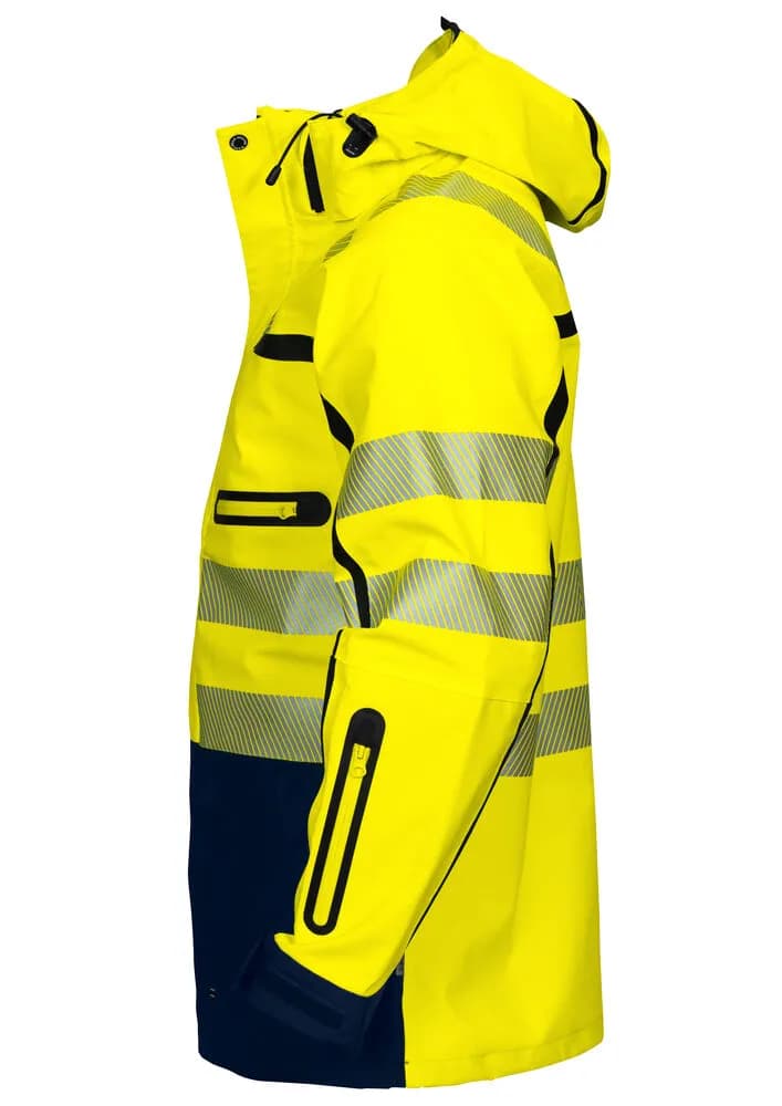 6417 FUNKTIONSJACKE EN ISO 20471 KLASSE 3/2 - Gelb/Marine