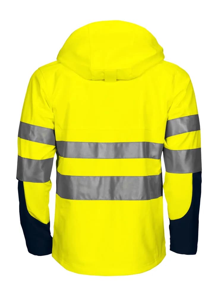 6419 FUNKTIONSJACKE EN ISO 20471 KLASSE 3/2 - Gelb/Marine