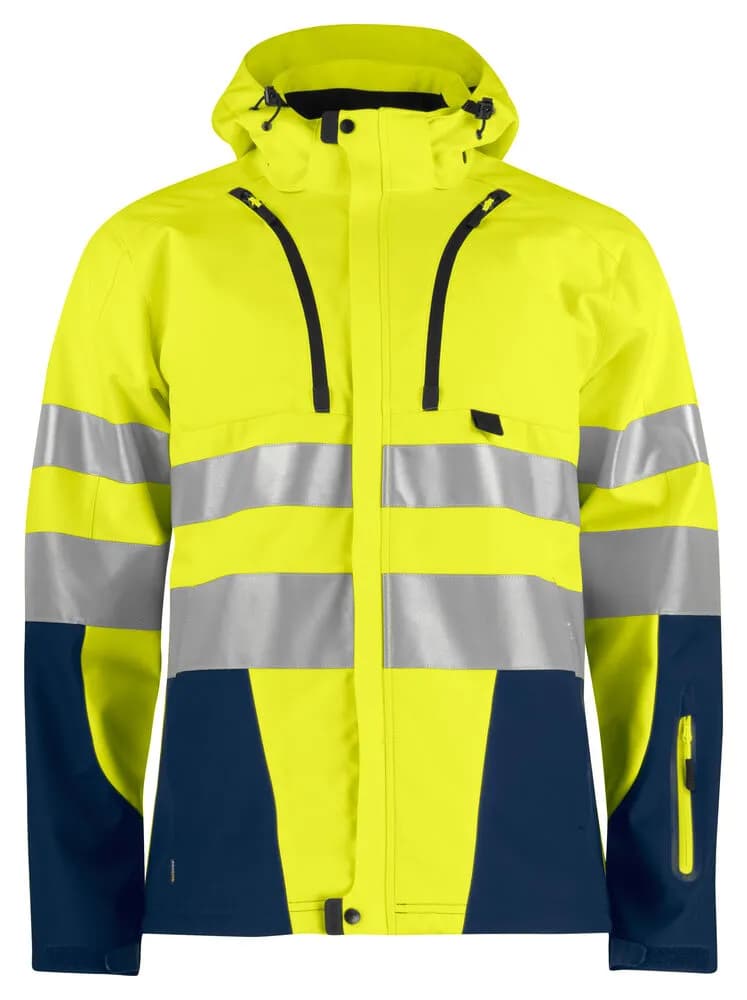 6419 FUNKTIONSJACKE EN ISO 20471 KLASSE 3/2 - Gelb/Marine