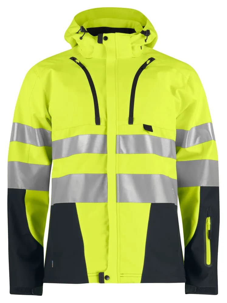 6419 FUNKTIONSJACKE EN ISO 20471 KLASSE 3/2 - Gelb/Schwarz