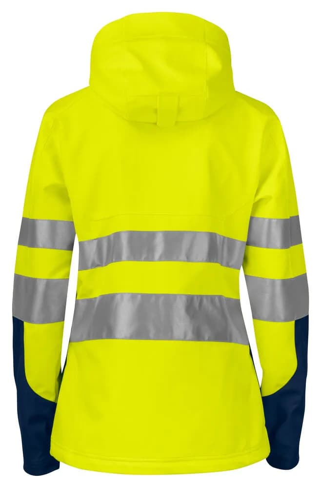 6423 DAMEN JACKE EN ISO 20471 KLASSE 3/2 - Gelb/Marine